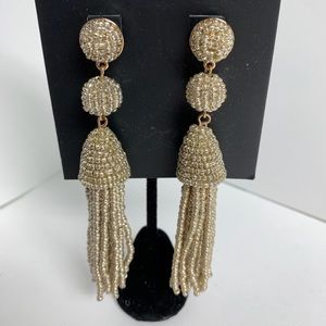 BaubleBar Beaded Tassel Earrings